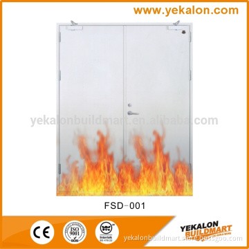 Yekalon steel fire rated door with certification Fire proof door FSD-001